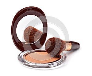 Makeup Powder and Brush