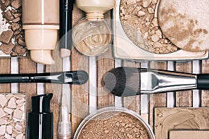 Makeup products to even skin tone and complexion