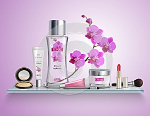 Makeup Realistic Composition