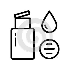 Makeup Remover icon vector image. Can also be used for web apps, mobile apps and print media