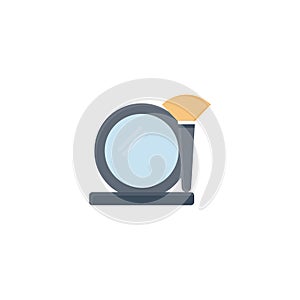 Makeup vector flat colour icon