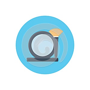 Makeup vector flat colour icon