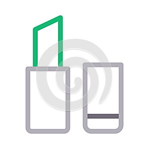Makeup colour line vector icon