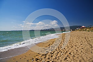 Makhachkala view from the beach