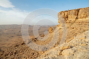 Makhtesh crater Ramon, is a geological landform of a large erosion cirque in the Negev Desert, Southern Israel