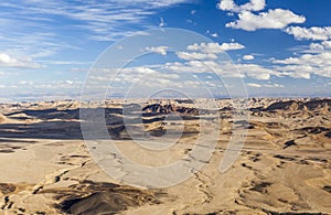 Makhtesh Ramon landscape. Negev desert. Israel