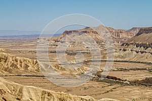 The Makhtesh Ramon in Negev desert, Israel