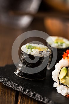 Maki sushi detail