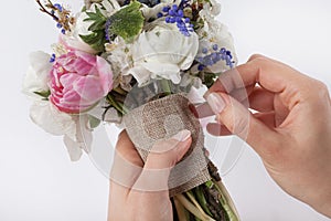 Making a beautifull bouquet for any occasions