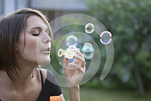 Making bubbles photo