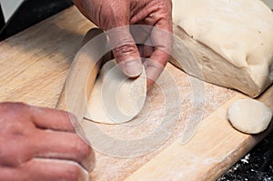 Making chinese dumpling