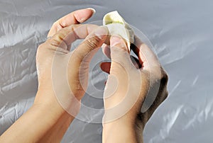 Making chinese dumplings