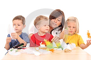 Making Christmas decoratons