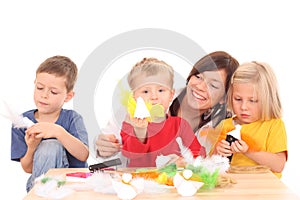 Making Christmas decoratons