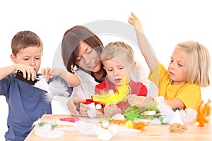 Making Christmas decoratons