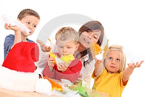 Making Christmas decoratons