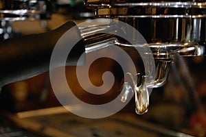 Making espresso coffee