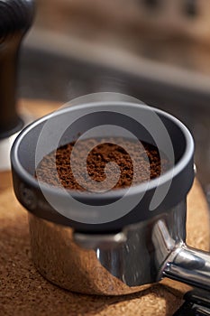 Making expresso with professional tools