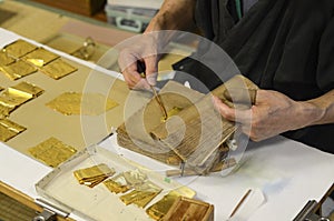 Making gold foil