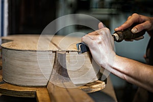 Making a Guitar Close Up