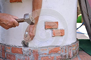 Making a Hole With Chisel