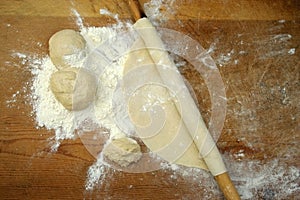 Making homemade pasta