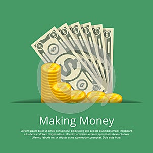 Making money positive poster