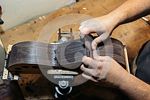 Making Musical Instrument Close Up