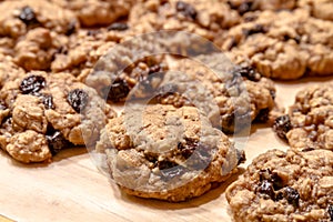 Making of Oatmeal Raisin Cookies