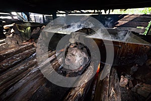 Making salt from highlands has been highly valued throughout Bario in Sarawak. photo