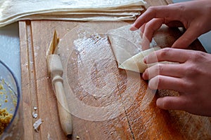 Making Samosas at home ,cooking as a hobby or pastime