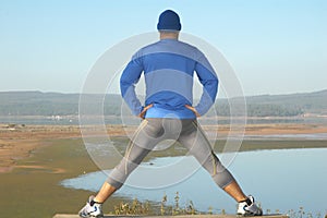 Making stretching movements