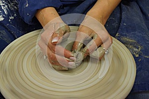 making throwing pottery