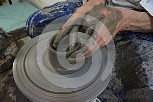 making throwing pottery