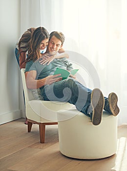 Making time for each other after a busy week. an affectionate young couple enjoying their day at home together.