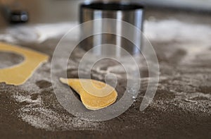 Making of tortellini.