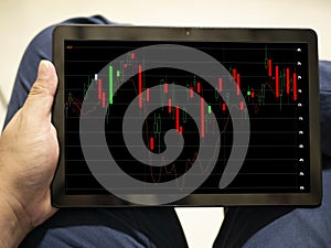 Making trading online on the smart phone. New ways to make economy and trading