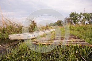 Makoro Dock in Okavango Delta