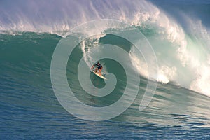 Makua Rothman Surfing at Waimea Bay