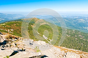 Mala Babia Gora, Beskidy, Poland, hiking trail landscape