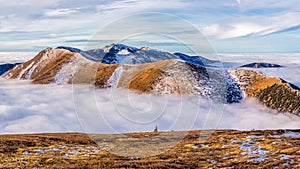 Mala Fatra mountain range in Slovakia