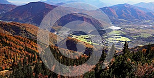 Mala fatra. Mountains landscape. Autumn landscape. Panorama mountains. Karpaty. Slovakia mountains