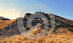 Mala fatra. Mountains landscape. Autumn landscape. Panorama mountains. Karpaty. Slovakia mountains