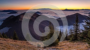 Mala Fatra range, one of the most beautiful mountain in Slovakia