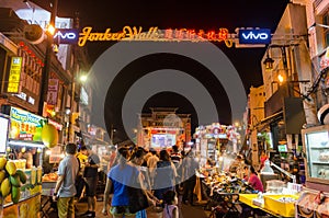 The night market on Friday,Saturday and Sunday is the best part of the Jonker Street, it sells