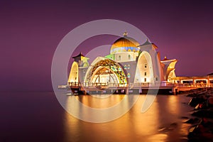 Malacca Straits Mosque  Masjid Selat Melaka,