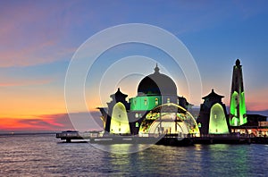 Malacca Straits Mosque (Masjid Selat Melaka)