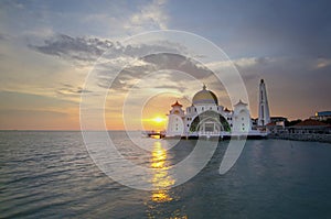 Malacca Straits Mosque (Masjid Selat Melaka) is a mosque located