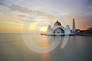 Malacca Straits Mosque (Masjid Selat Melaka) is a mosque located