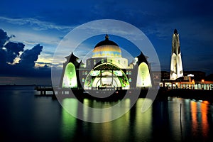 Malacca Straits Mosque (Masjid Selat Mosque)